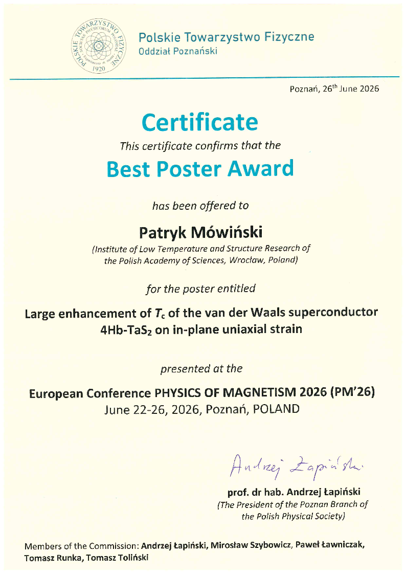 OP PTF Nagroda Mówiński