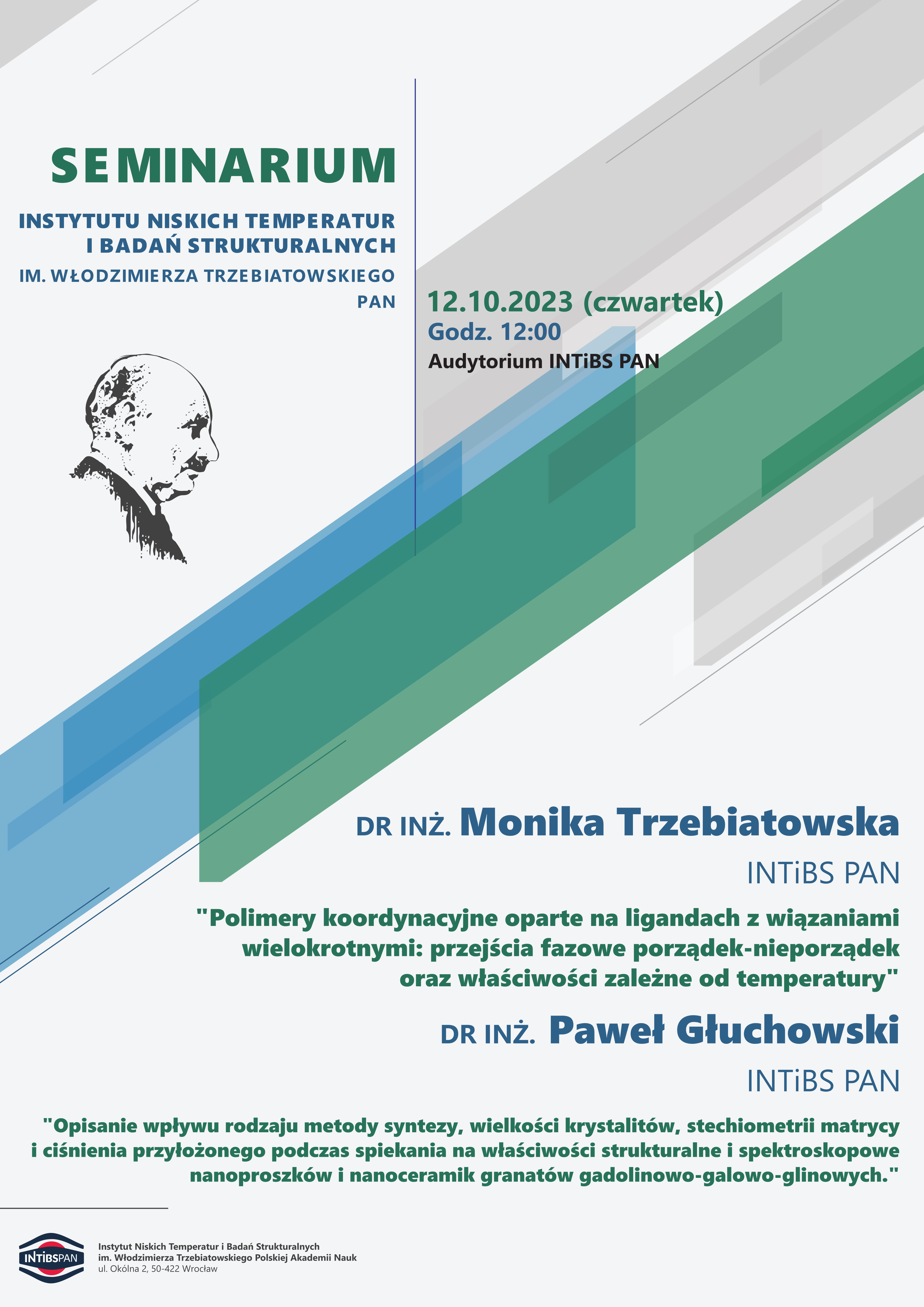 2023.10.12 Trzebiatowska Głuchowski plakat