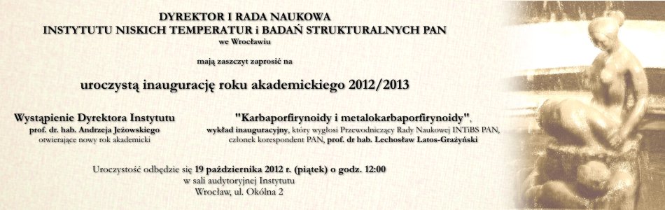 Inauguracja roku akademickiego 2012/2013