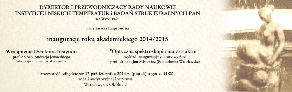 Inauguracja roku akademickiego 2014/2015