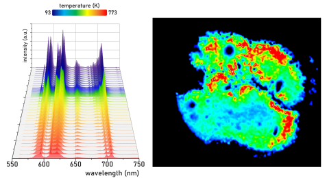 Luminescent Platform for Thermal Sensing and Imaging Based on Structural Phase-Transition