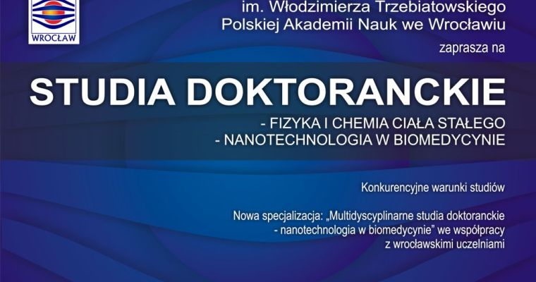 Rekrutacja na Studium Doktoranckie w roku 2018