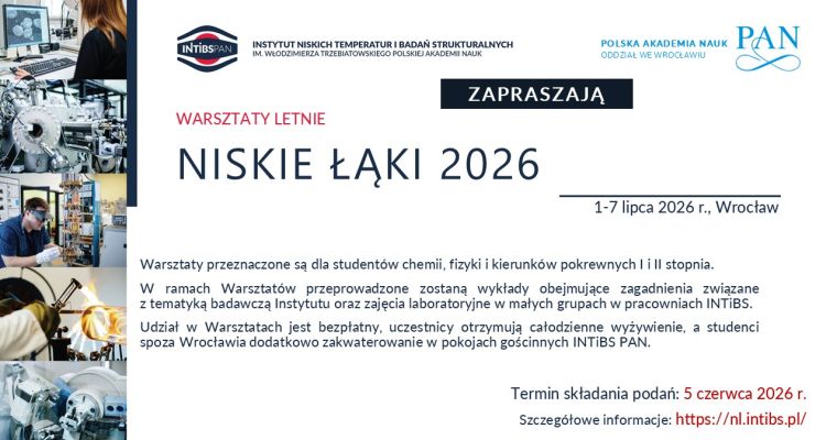 Zaproszenie na Letnie Warsztaty Naukowe Niskie Łąki 2026